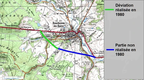 Déviation de Bourbonne les bains (52 Haute Marne) modif