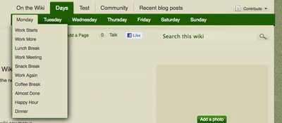 Expanded wiki nav