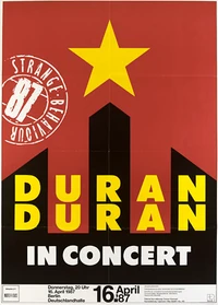 Poster duran duran berlin germany discogs discography tour live dates 16 april 87