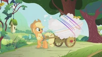 Parasprites eating Applejack's apples S1E10