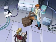 Chris and Helen in the lab
