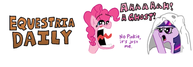 EqD Halloween Banner - PinkieTwilightGhost