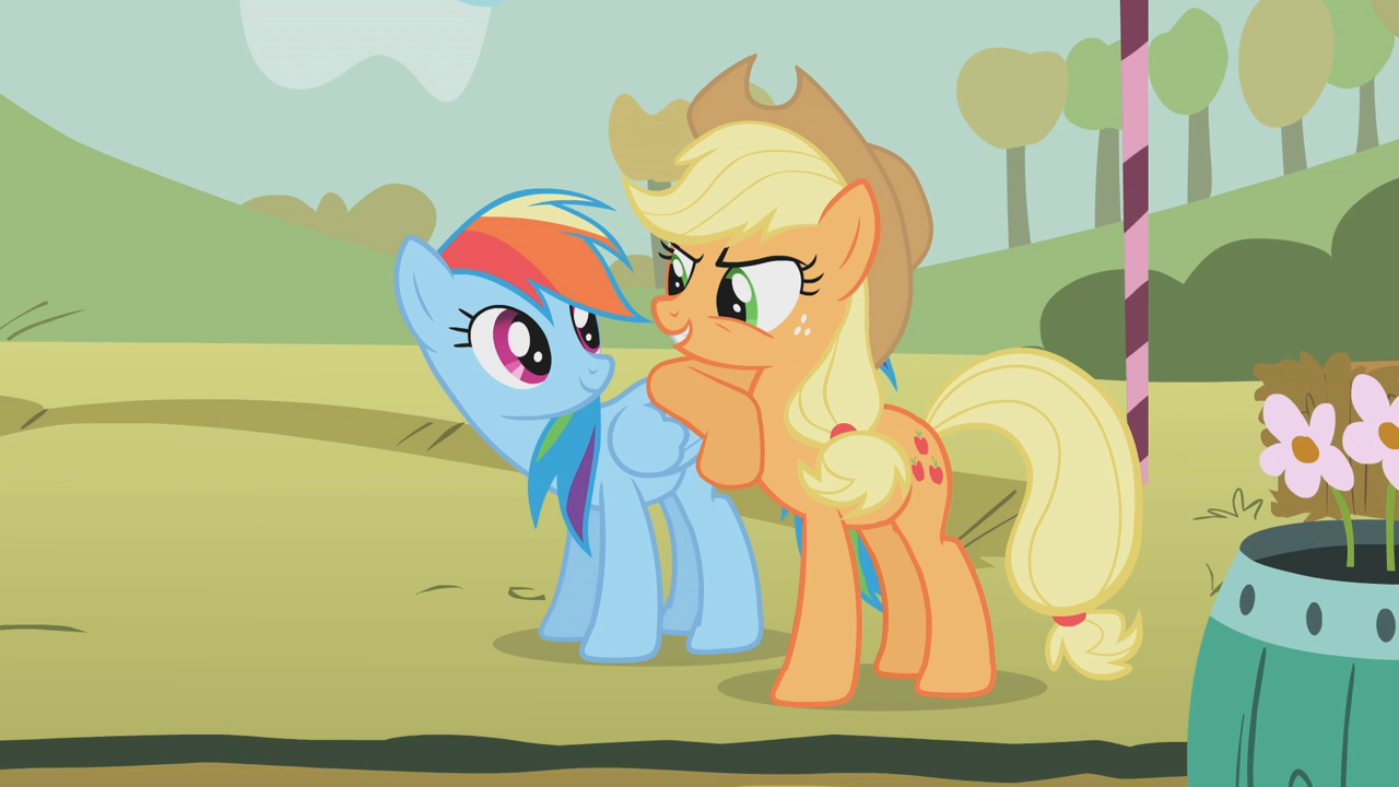 applejack rainbow dash applejack rainbow dash