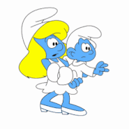 Smurfette Walking