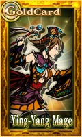 Female Ying-Yang Mage Card