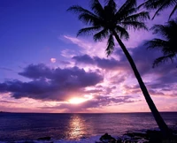 Sunset-beach-serene