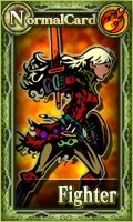 Female Fighter (Fire) Card