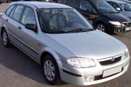 Mazda 323 III Silver