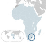 Location Lesotho AU Africa