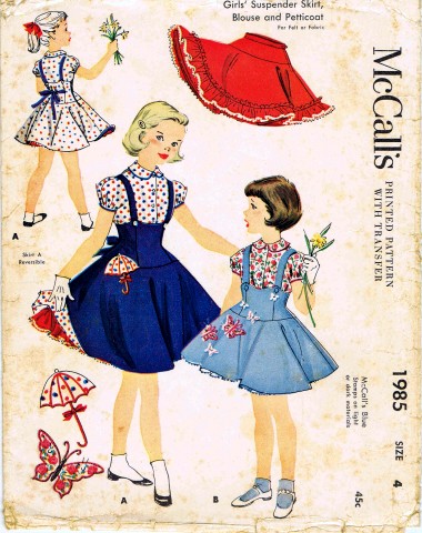 VINTAGE PATTERNS SKIRTS and PANTS