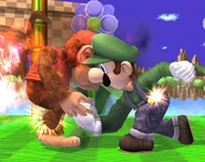Fire Jump Punch Luigi SSBB