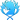 Blue pegasus symbol