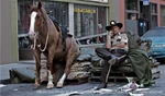 Walking dead horse rick