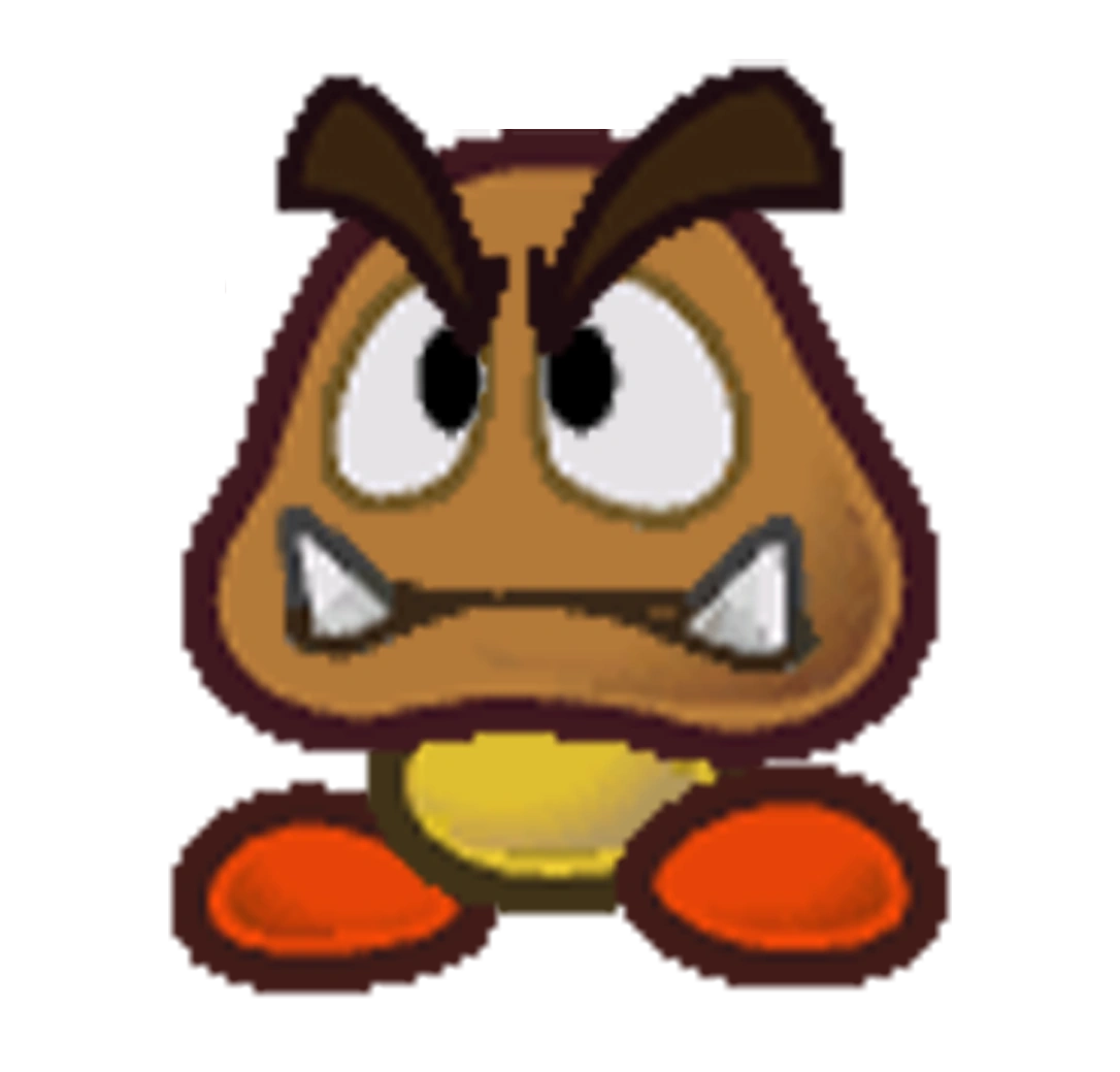 Goomba sprite PMTTYD