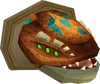 Basilisk head (mounted)