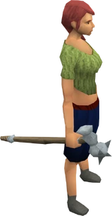 Bathus maul equipped