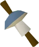 Blue firelighter detail