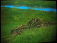 Tyrannosaurus Rex sleeping