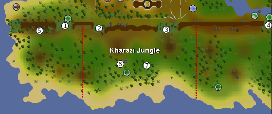 Legends Quest - kharazi jungle map