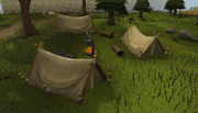 Mercenary camp