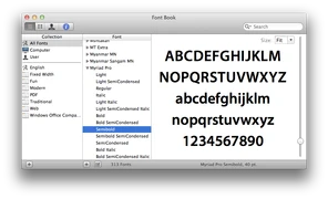 Font Book