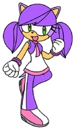 Sam on Sonic Riders
