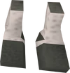 Skeletal boots detail
