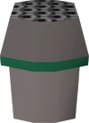 A detailed image of some spice in a shaker.