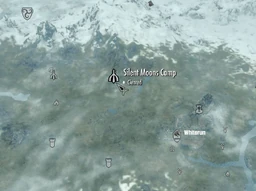 Skyrim map Silent Moons Camp