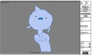 Modelsheet snowgnome fingerpuppet