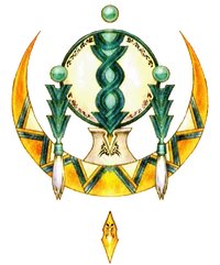 Coat of arms of Mysidia in the DS version.