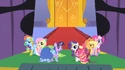 Main ponies at the gala S01E26