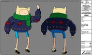 Modelsheet finn inxmassweater withrims