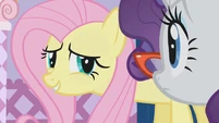 Fluttershy awkward smile S1E14