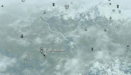 Gjukars monument map