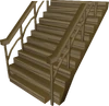 Teak staircase built