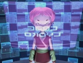 Aelita deactivating a tower