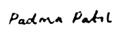 Padma Patil sig.png