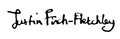 Justin Finch-Fletchley sig.png