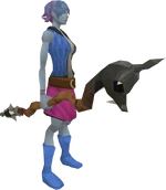 Bat staff equipped