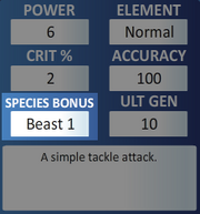 Species Bonus