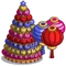 New Year Lantern Tree-icon