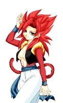 Gogesha Super Saiyan 4 Render by Zi Dawg