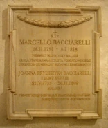 Tablica Marcello Bacciarelli Katedra św. Jana