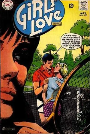 Cover for Girls' Love Stories #135