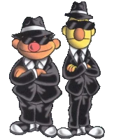 Bert & Ernie Blues Brothers