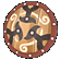 Escudo madera robusto