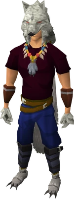 A player wearing the Sköll boots.