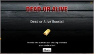 Dead or Alive Boosts