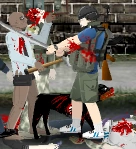 Zombie vs katana
